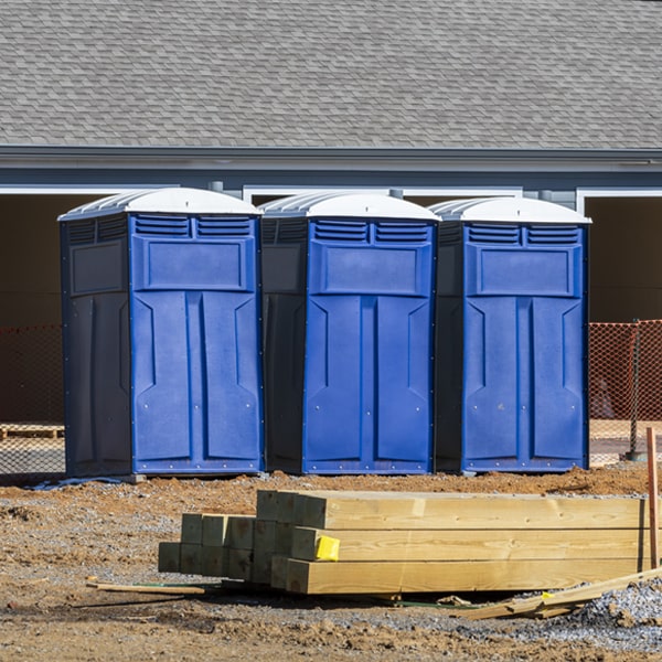 how do you ensure the portable restrooms are secure and safe from vandalism during an event in Burnham